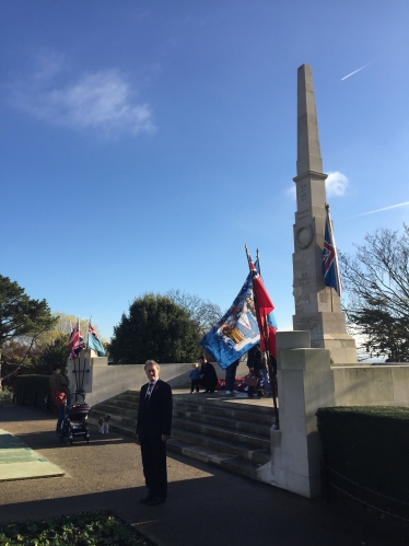 Remembrance Sunday Service at the Cliffs Cenotaph